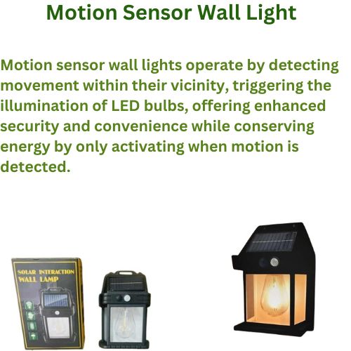 Motion Sensor Wall Light